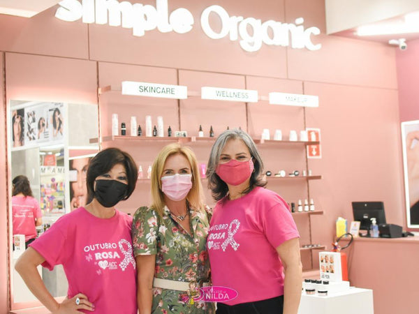 Vem ver nossa campanha de Outubro Rosa na Simple Organic Indaiatuba!