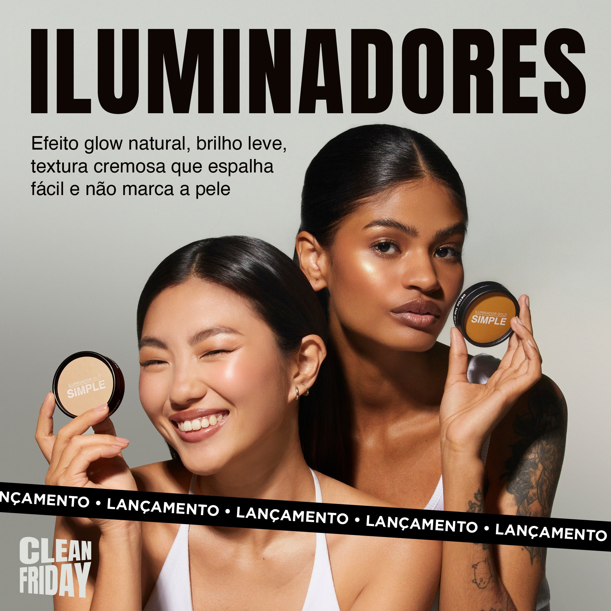 Lançamento novos iluminadores Simple Organic