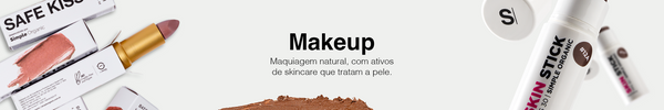 Simple Organic: Categoria Makeup - Makeup natural, orgânica, cruelty-free, vegana e sem gênero. Na Simple Organic, acreditamos em uma beleza natural, democrática, limpa e sustentável. Nossas maquiagens são feitas para exaltar as características e traços de cada um. Desde a preparação de pele com o primer, até os produtos versáteis como lip+cheek e sombras líquidas que podem ser usadas de acordo com a sua criatividade, nossas maquiagens são livres de ingredientes tóxicos em sua formulação e tratam a pele além de maquiar. Na nossa sessão Kids você encontra também um lip+cheek ideal para os pequenos que sonham em ser como as mamães. Confira também nosso pó translúcido, bronzer, iluminador e batom líquido. As maquiagens Simple Organic levam uma beleza limpa e sustentável para todos os tipos de pele.