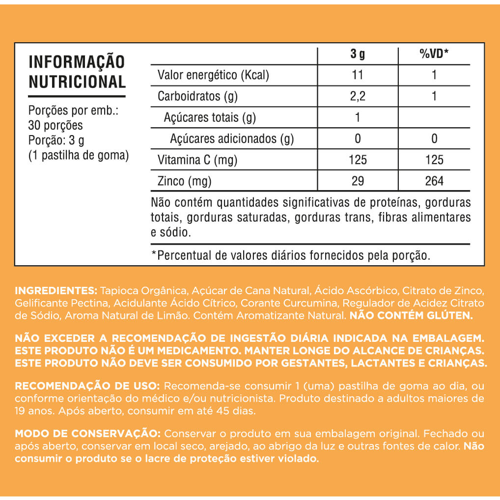Gummy Vitamina C + Zinco: Quais são os ingredientes? em promoção! Veja a oferta e mais achadinhos de Vitaminas & Suplementos 5 Hoje é o melhor dia para comprar Gummy Vitamina C + Zinco: Quais são os ingredientes? com aquele preço maroto! Promoção! Aproveite a oferta! 5