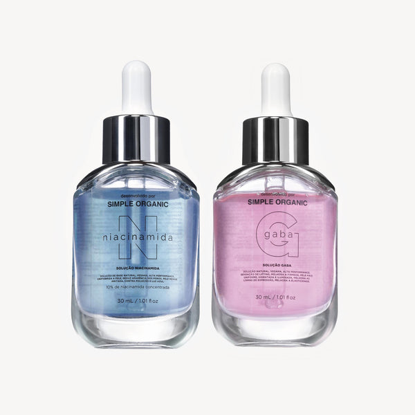 Dupla hidratação Niacinamida + Gaba