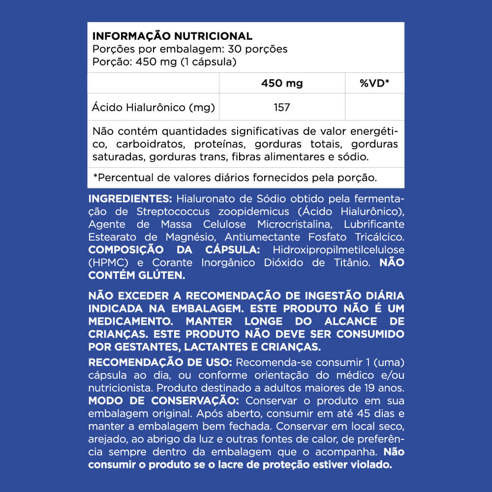 Suplemento de Ácido Hialurônico: Quais são os ingredientes? em promoção! Veja a oferta e mais achadinhos de Vitaminas & Suplementos 4 Hoje é o melhor dia para comprar Suplemento de Ácido Hialurônico: Quais são os ingredientes? com aquele preço maroto! Promoção! Aproveite a oferta! 4