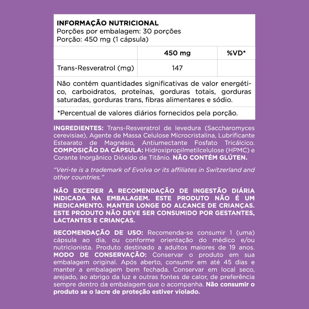 Suplemento de Transresveratrol: Quais são os ingredientes? em promoção! Veja a oferta e mais achadinhos de Vitaminas & Suplementos 4 Hoje é o melhor dia para comprar Suplemento de Transresveratrol: Quais são os ingredientes? com aquele preço maroto! Promoção! Aproveite a oferta! 4