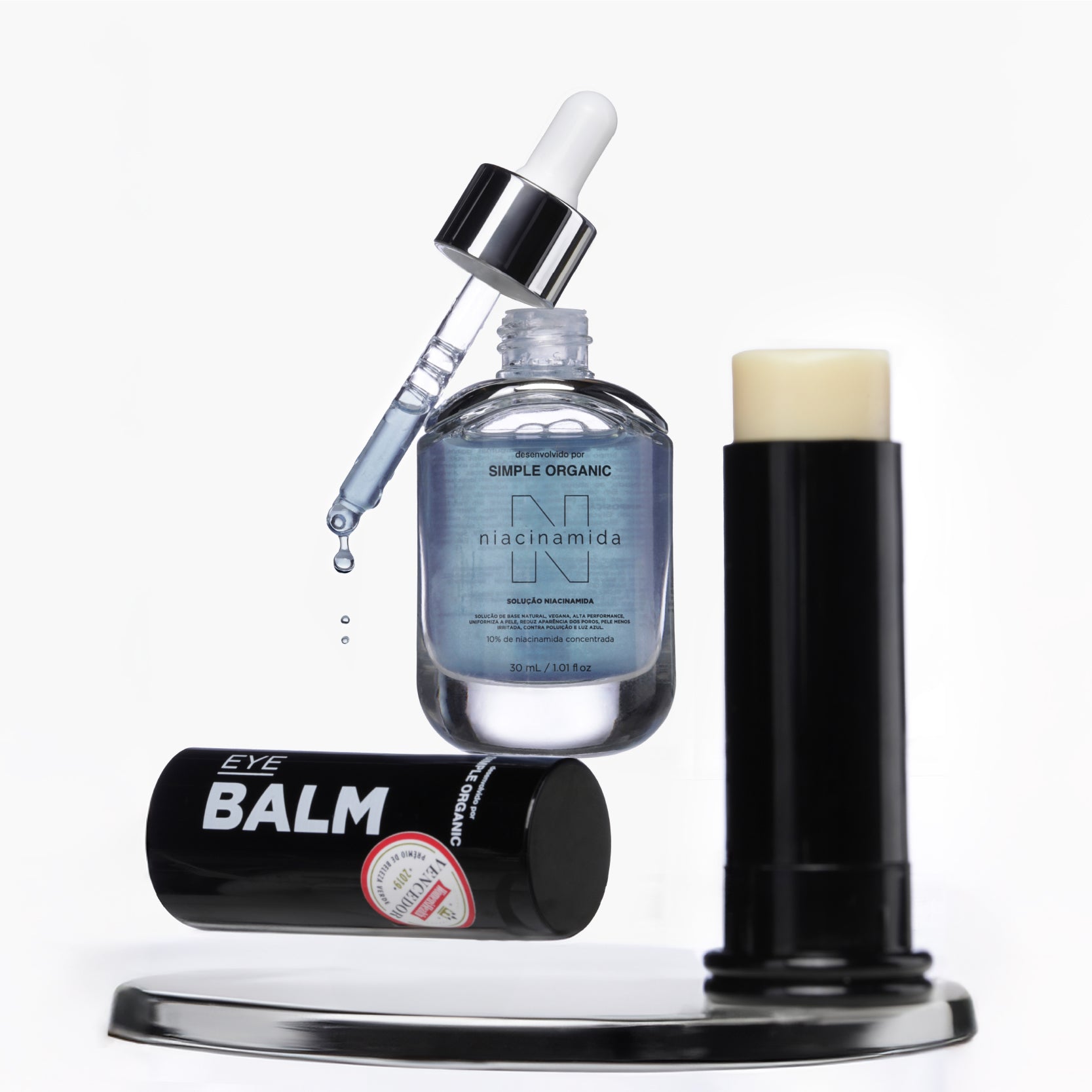 Niacinamida + Balm de Olhos: Quais são os ingredientes? Niacinamida + Balm de Olhos: Quais são os ingredientes?