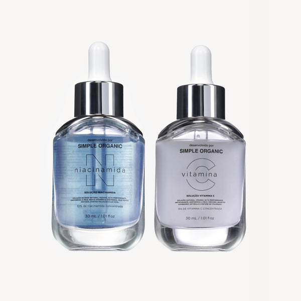 SOLUÇÃO NIACINAMIDA + SOLUÇÃO VIT C 3P